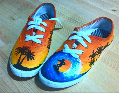 Sunset shoes - Nike Air Jordan 1 "Tropical Summer" - Custom Sneaker Sunset with Palm Trees - Color Gradient - Hand-painted Shoes - Custom Jordan AJ1. (77) $907.77. FREE shipping. Add to Favorites. Sunrise or Sunset Off the Wall Vans—Summer Beach Vans—Slip-On Colorful Canvas—Sunrise Shoes—Hand-painted Sunset Vans—Colorful Beach Shoes.